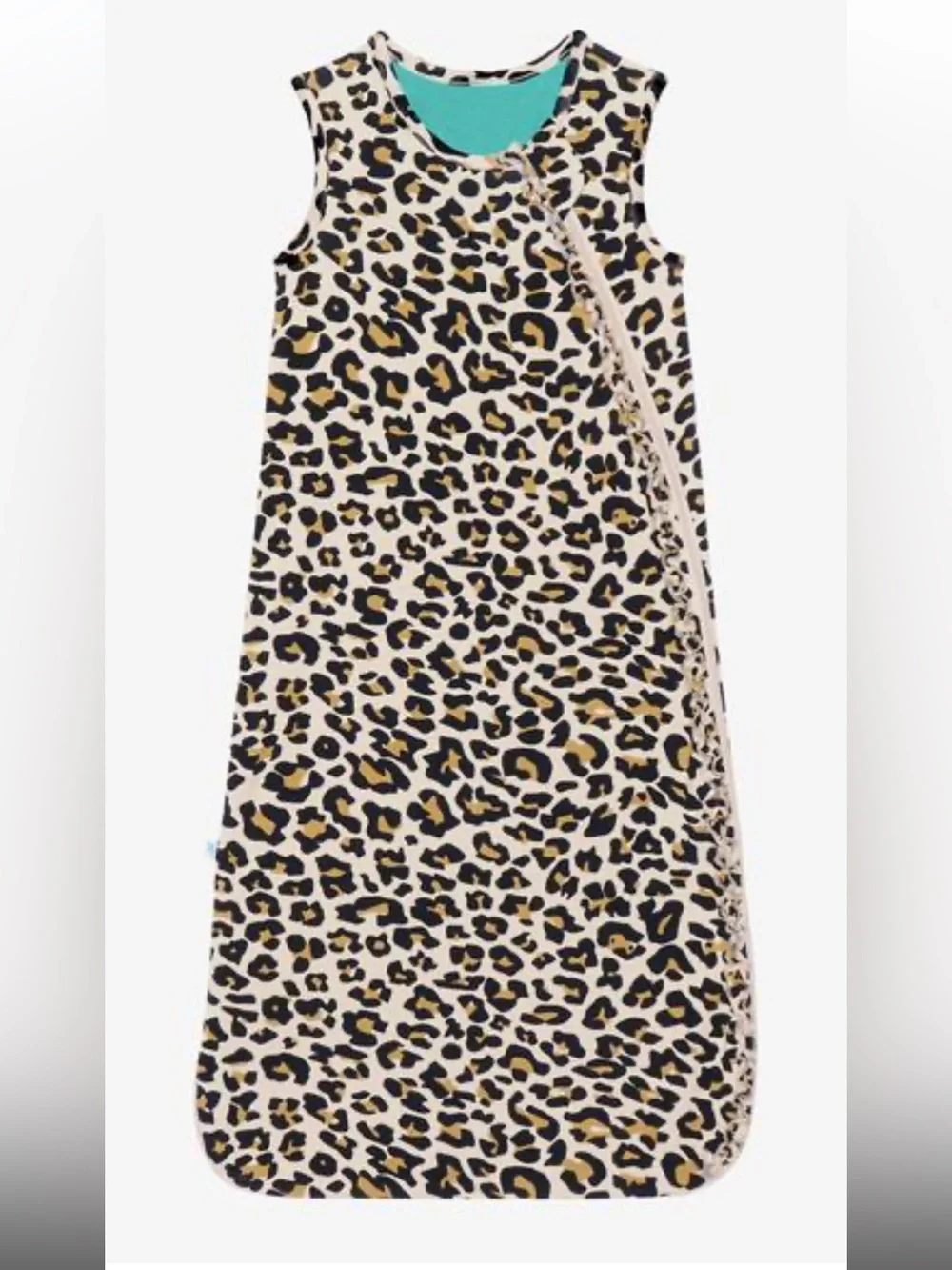 Posh Peanut LANA LEOPARD TAN SLEEVELESS RUFFLED SLEEP BAG 2.5 TOG
